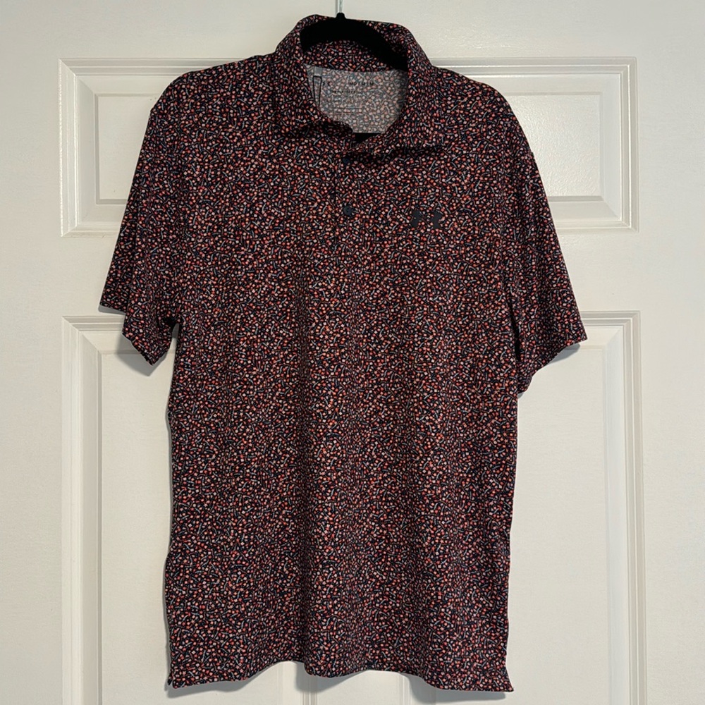 Under Armour USA Playoff Printed Polo size M